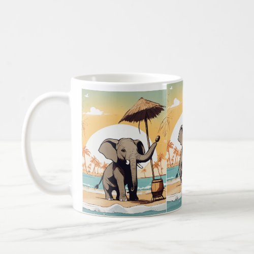 Wild and Wacky The Crazy Eelphant Adventure Coffee Mug