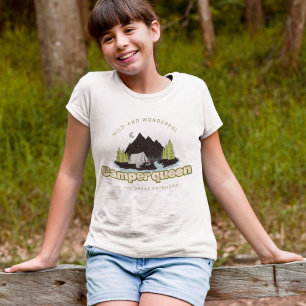 Wild and wonderful camper queen adventure  T-Shirt