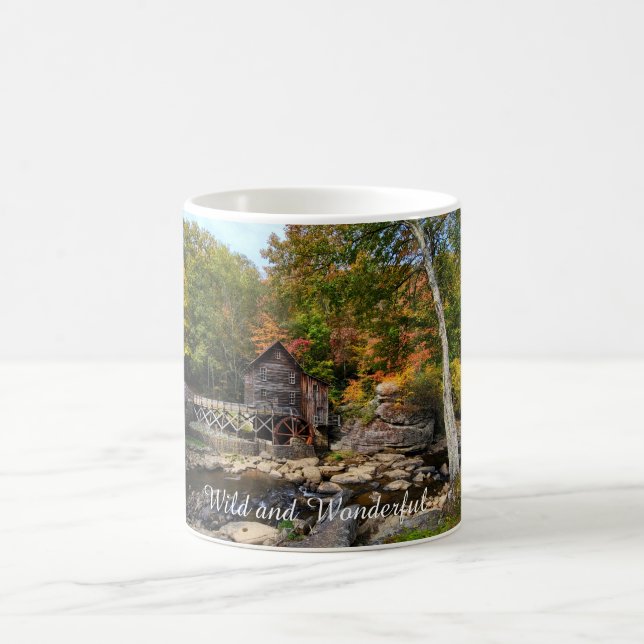 Wild and Wonderful West Virginia Babcock park Coffee Mug (Center)