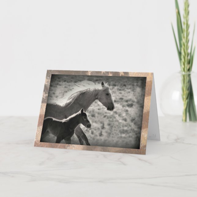 Wild Angel Greeting Card (Front)