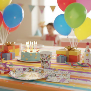 Wild Animal Birthday Party  Paper Plates
