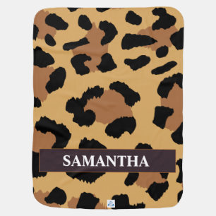 Wild Animal Cheetah Camo Baby Blanket