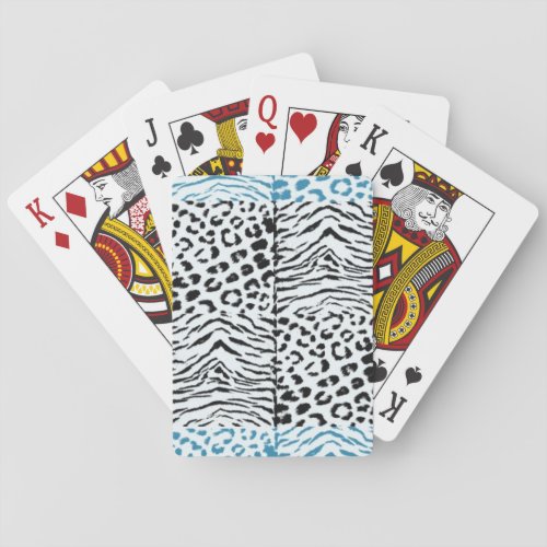 Wild Animal Fur Pattern Poker Cards