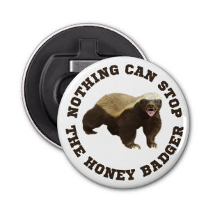 Wild Animal Honey Badger Funny Bottle Opener