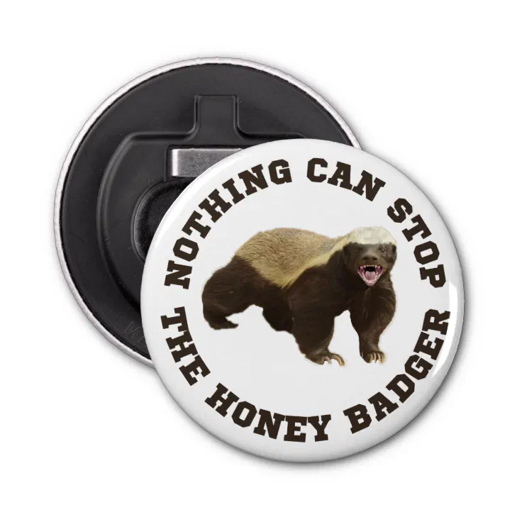 Wild Animal Honey Badger Funny Bottle Opener | Zazzle Wild Animal Honey Badger Funny Bottle Opener | Zazzle