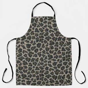 Wild animal leopard print medium or large apron