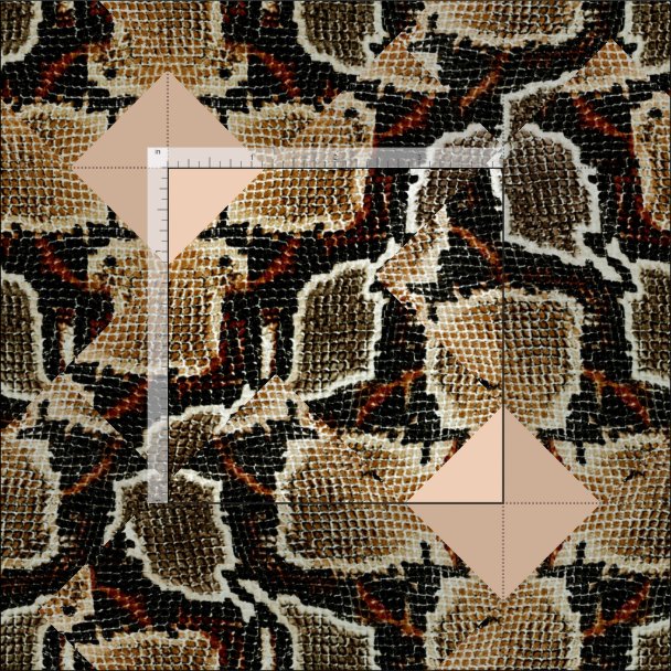 Python snake skin pattern 2 fabric | Zazzle
