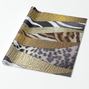 Wild ANimal Print Abstract Wrapping Paper