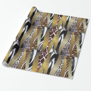 Wild ANimal Print Abstract Wrapping Paper