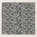 Wild Animal Print, Zebra in Black and White Scarf<br><div class="desc">Square scarf in a digital textile print in a textured zebra pattern - classic black and white</div>