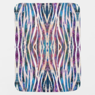 Wild Animal Stripe Baby Blanket