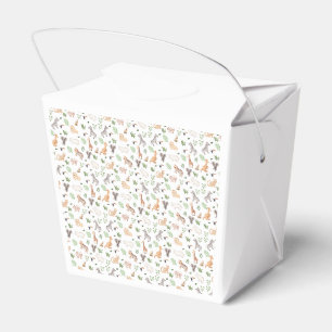wild Animal With Jungle Tree pattern Favor Boxes