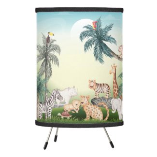 wild Animal With Jungle Tree