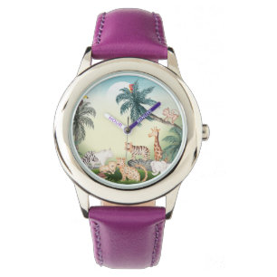 wild Animal With Jungle Tree Watch