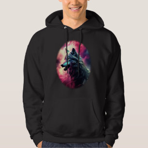 Wild animal wolf  hoodie