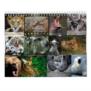 WILD ANIMALS CALENDAR