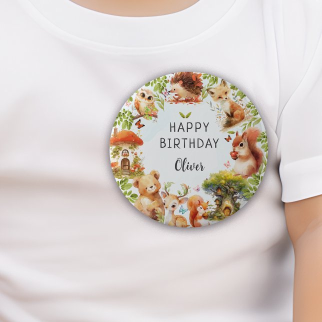 Wild Animals Cute Magical Forest Button (Creator Uploaded)