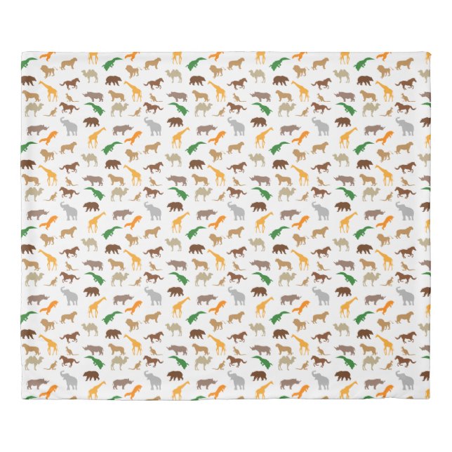 Wild animals duvet cover (Front)