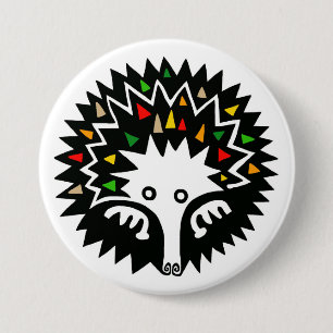 Wild animals - ECHIDNA - Australian Wildlife - Button