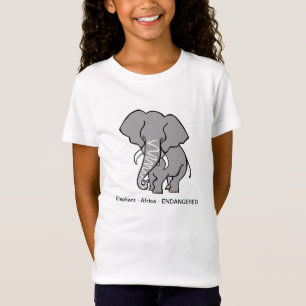 Wild animals- ELEPHANT -Animal graphic - T-Shirt