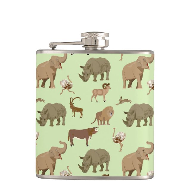 Wild animals flask (Front)