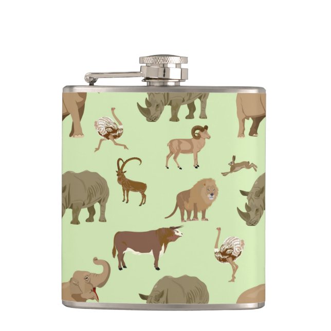 Wild animals flask (Front)
