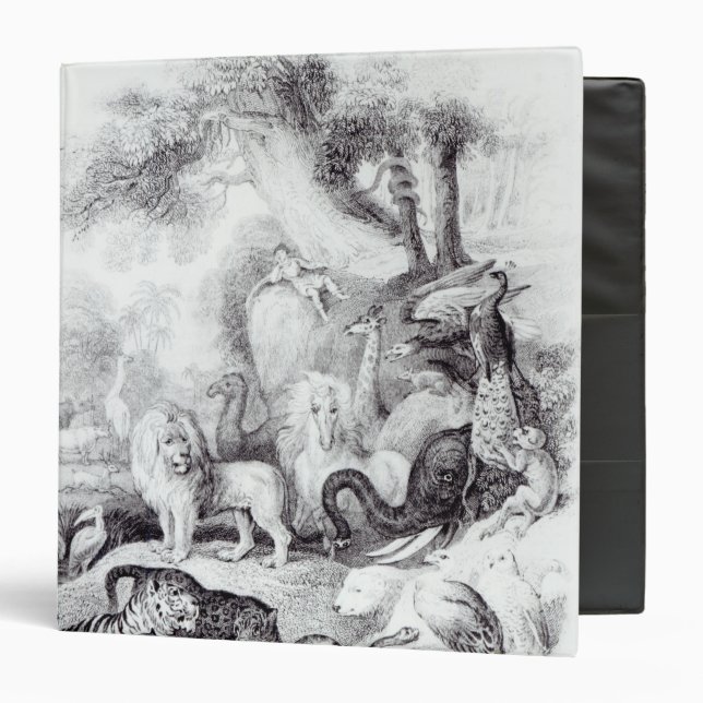 Wild Animals from 'A History of the Earth Binder (Front/Inside)