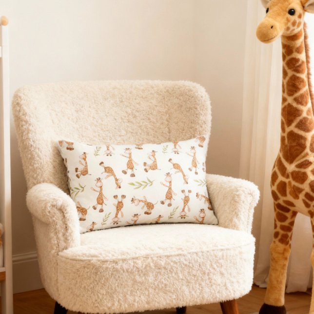 Wild Animals Giraffe Kids Pillow Case (pillow with giraffe pattern)