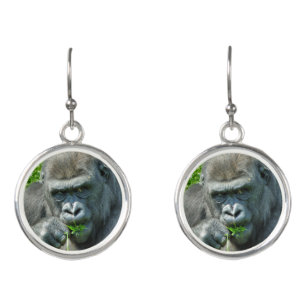 WILD ANIMALS - GORILLAS EARRINGS