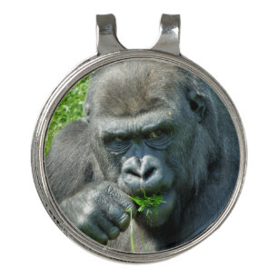 WILD ANIMALS - GORILLAS GOLF HAT CLIP