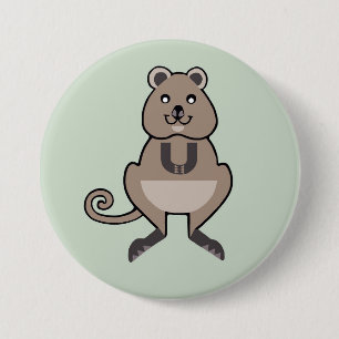 Wild animals - I love QUOKKAS - Nature - Australia Button