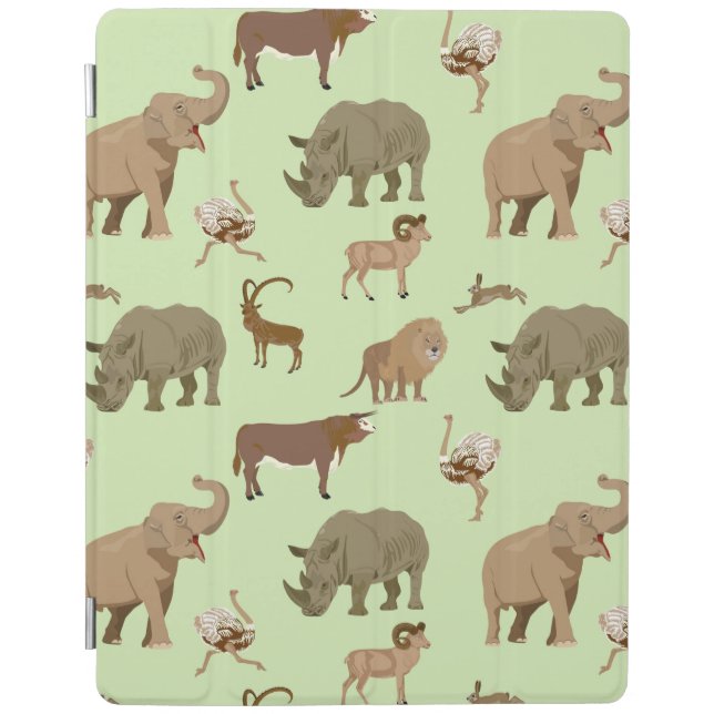 Wild animals iPad smart cover (Front)