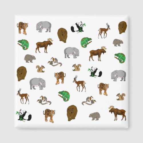 Wild Animals Magnet