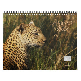Wild animals of Africa Calendar
