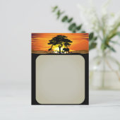 Wild Animals on African Savanna Sunset (Standing Front)