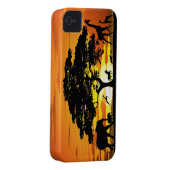 Wild Animals on Savannah Sunset iPhone 4 Case (Back/Right)