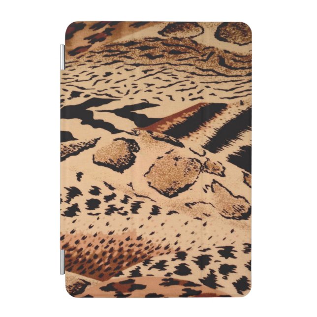 Wild Animals Pattern iPad Mini Cover (Front)