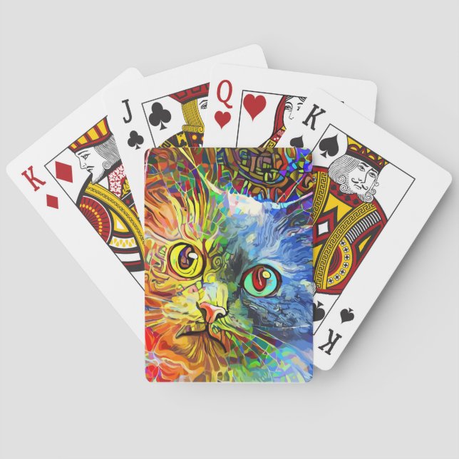 wild animals poker cards (Back)