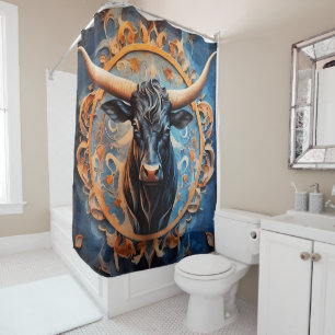 Wild Animals Portrait Reflections Shower Curtain