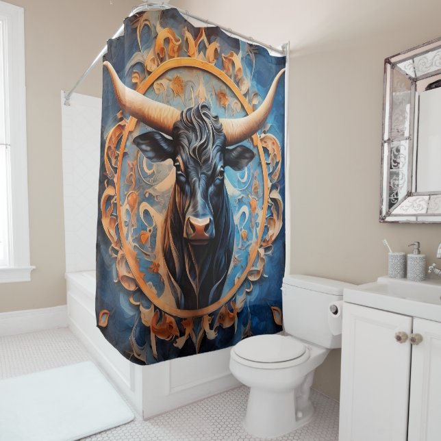 Wild Animals Portrait Reflections  Shower Curtain (In Situ)