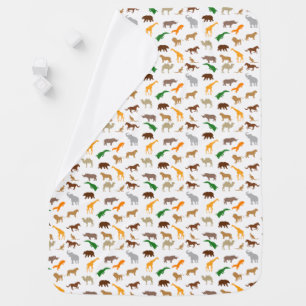 Wild animals receiving blanket