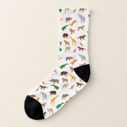 Wild animals socks