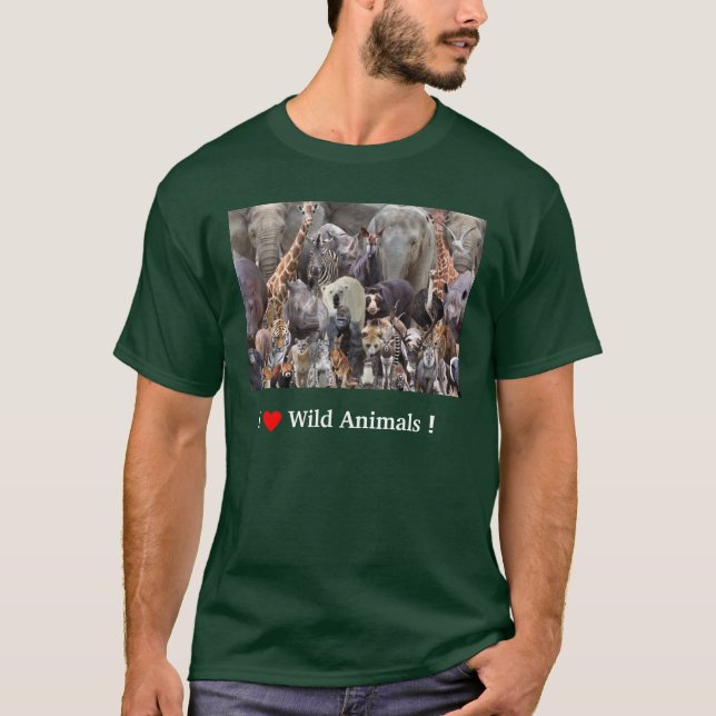 Wild Animals T-Shirt (Front)