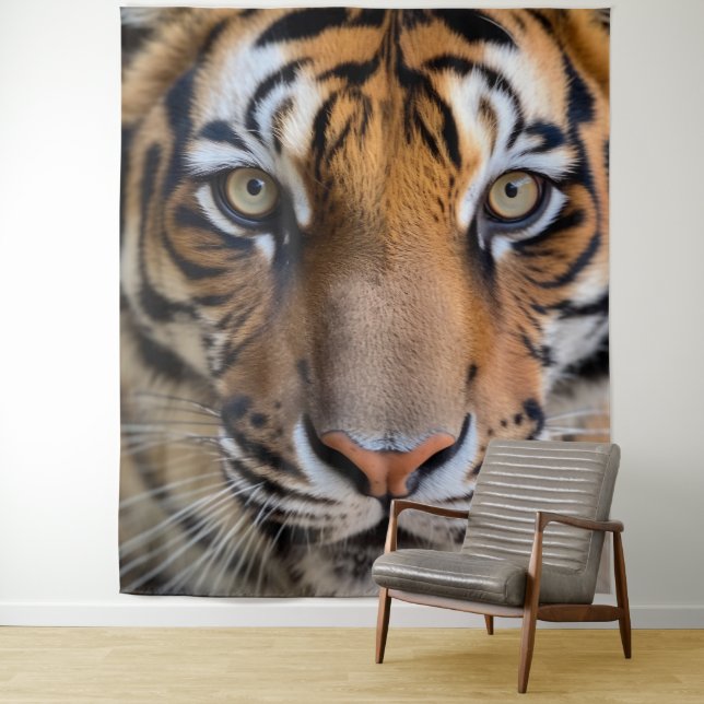 Wild Animals - Tiger Backdrop wall art (In Situ)