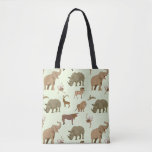 Wild animals tote bag