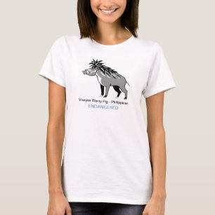 Wild animals -Visayan warty PIG -Warthog T-Shirt