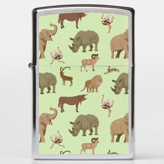 Wild animals zippo lighter (Front)