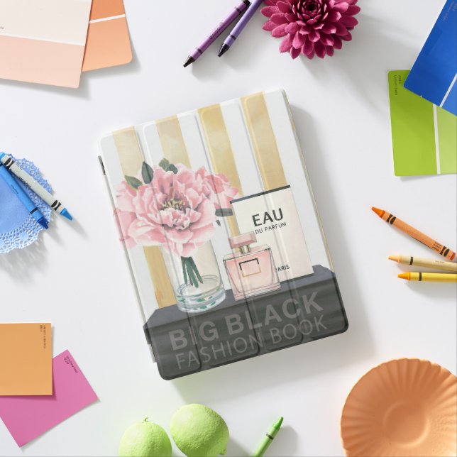 Wild Apple | Big Fashion Book - Striped iPad Smart Cover (In Situ)
