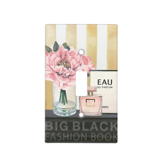 Wild Apple | Big Fashion Book - Striped Light Switch Cover (Front)