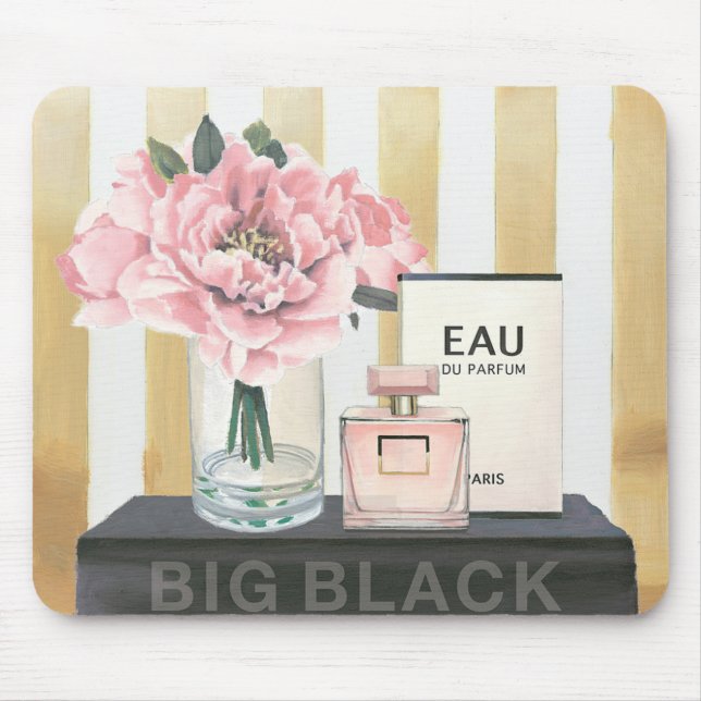 Wild Apple | Big Fashion Book - Striped Mouse Pad (Front)